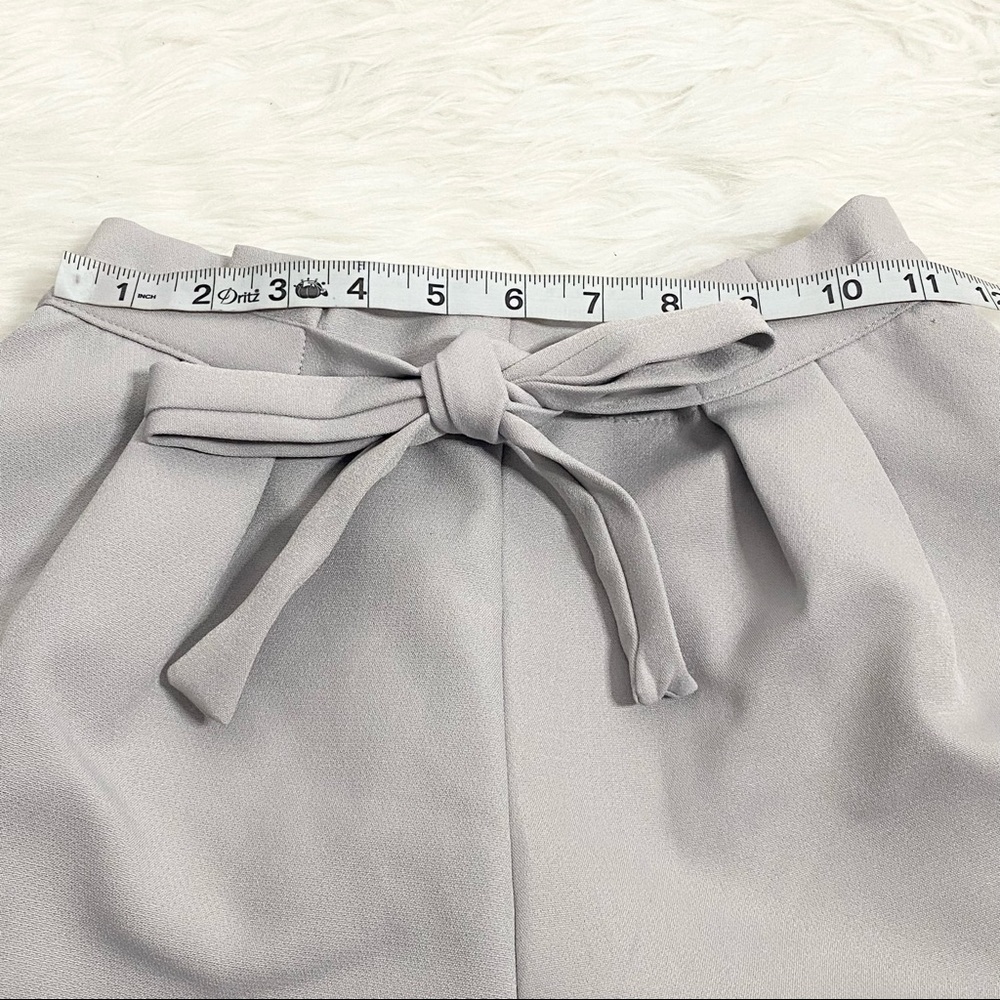 Gray Paperbag Shorts - Picture 3 of 5